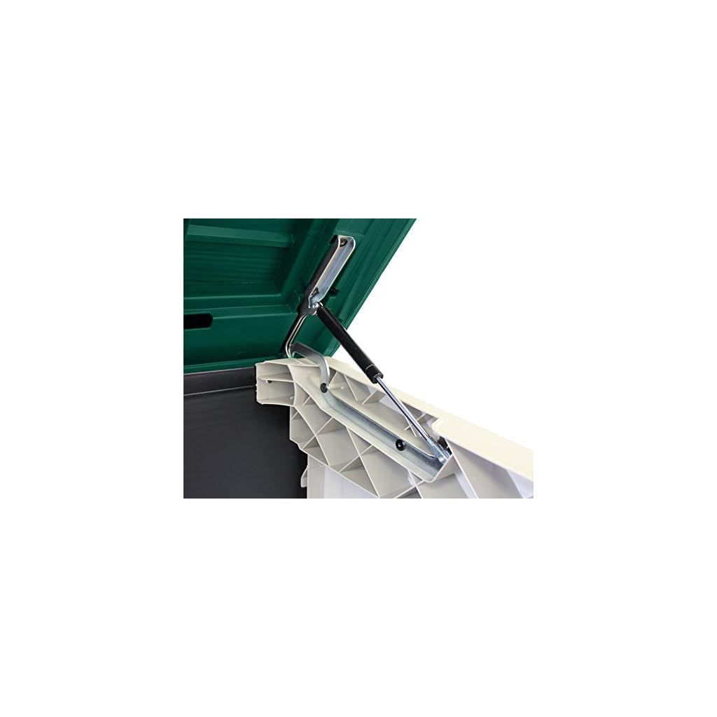 Keter Store It Out Max beige / grün Gartenbox Mülltonnenbox Gerätebox