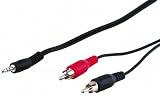 Produkt-Bild: 1.5m 2x Cinch Stecker auf 3.5mm stereo Stecker