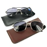 AVIATOR Reading Sunglasses. Now you can Read when you Work or Play in the Sun! Great for... by Ritzy Readers
