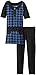 One Step Up Big Girls' Drop Waist Sweater Dress and Leggings Set