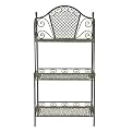 3 Shelves Metal Bakers Rack - Pewter