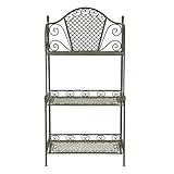 3 Shelves Metal Bakers Rack - Pewter