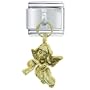Buddhist Bracelet Golden Musical Angel Italian Charms
