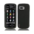 BLACK SILICONE CASE COVER FOR NOKIA 5800 XPRESSMUSIC