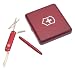 Victorinox Swiss Army 58851 Money Clip / Fisher Pen Gift Set, Red