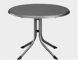 Produkt-Bild: MWH-Garden & Home Gartentisch Eisengestell eisengrau, Kettaluxplatte
