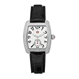 Michele Women's Mini Urban Diamond Black Alligator Watch #MWW02A000004
