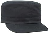 Black Adjustable Womens Fatigue Cap