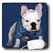 Dogs Bulldog - French Bulldog Puppy - Mouse Pads