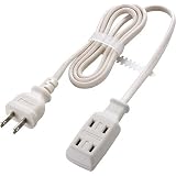 ELECOM 持ち運び用モバイルタップ 2P3口 1.0m T-M310