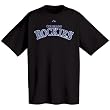 Colorado Rockies Official Wordmark Short Sleeve T-Shirt, Black