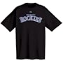 Colorado Rockies Official Wordmark Short Sleeve T-Shirt,Black (XX-Large)