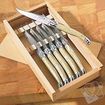 Hot Sale Jean Dubost Laguiole 6-Piece Steak Knives -Pearlized Ivory