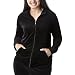 Womens' Plus-Size Merona® Ebony Long-Sleeve Velour Zip-Front Jacket 4