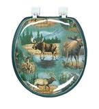 Moose Lodge Buck Soft Toilet Seat Bathroom Commode