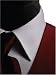 Tuxedo Vests - Herringbone Red Vest with Matching WIndsor Band Tie