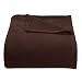 BLANKET MICROFLEECE CHOC BR - Full/Queen