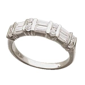Platinum Chic Diamond Fashion Band