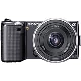 Sony a NEX 5A - Digital camera - prosumer - 14.2 Mpix - Sony 16mm lens - supported memory: MS Duo, SD, MS PRO Duo, SDXC, MS PRO-HG Duo HX, SDHC, MS PRO-HG Duo - black