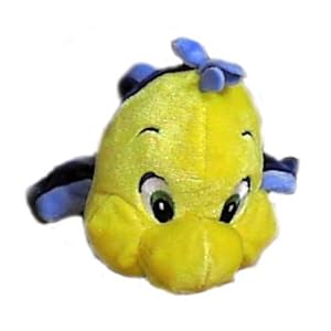 Disney Store Little Mermaid Flounder Plush Doll