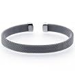Stainless Steel 8mm Mesh Cuff Bracelet