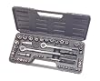 1/4 to 3/8 to 1/2 Drive Socket Set - 52 Pieces