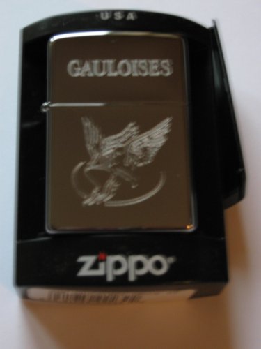 Zippo 1110031 Zippo Gauloises Grave - Chrome high polished Preisvergleich