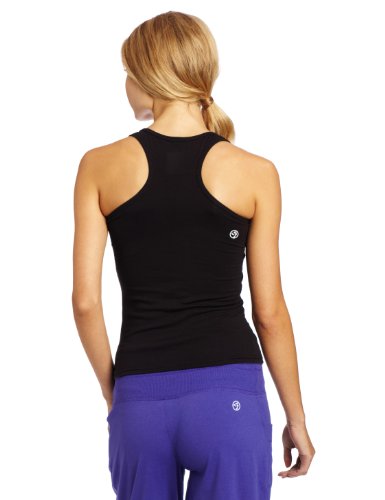 Zumba Fitness LLC Women's Vida Racerback Top (Black, Small)