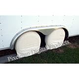 4 Wheel Tire Covers Car Boat Trailer up to 24 Diameter by Big Top