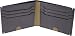 Verona Billfold Wallet, Black/Olive, 4.5 x 3.25"