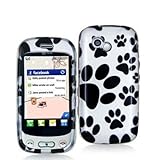 Dog Paw Design Crystal Hard Skin Case Cover for LG Neon 2 II GW370 Phone Ne ....
