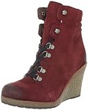 Buffalo London ES 11073 SUEDE 133974, Damen Fashion Halbstiefel & Stiefeletten, Rot (CREMISI 02), EU 40