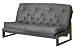 Big Tree Furniture Full Size Futon Mattress Only, Black