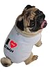 Ruff Ruff and Meow Dog Tank Top, I Love My Grandpa, White, Medium