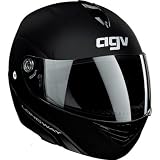 AGV Miglia Modular Motorcycle Helmet - Flat Black (Medium -0100-0117)