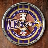 Minnesota Vikings Chrome Wall Clock