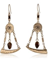 The SAK Tusk Tigereye Drop Earrings