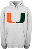 Miami Hurricanes Youth Grey The U Hooded Sweatshirt