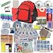 Deluxe 2-Person Perfect Survival Kit for Emergency Disaster Preparedness for Earthquake, Hurricane, Fire, Evacuations, Auto, Home and Family