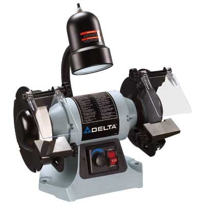 Factory-Reconditioned Delta GR275R 6-inch Variable Speed Grinder with Tool-Less Change
