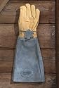 Gents Leather & Blue Suede Pruning Gauntlets - Gardening Gloves