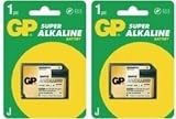 Twin Pack - 2 GP Super Alkaline J 1412AP 4LR61 6V batteries