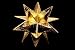 Wallmonkeys Peel and Stick Wall Decals - Gold Star - 36"W x 24"H Removable Graphic