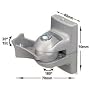 B-TECH BT33 SINGLE SPEAKER WALL MOUNT WHITE