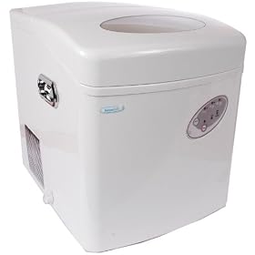 NewAir AI-200w Portable Countertop Ice Maker With 35 Pound Daily Ice Making Capacity
