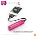 Veho VPP-002-SSP Pebble Smartstick Emergency 2200mAh Portable Battery for iPhone/Blackberry/Samsung/HTC/Nokia (Pink)