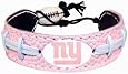 New York Giants Pink NFL Football Bracelet