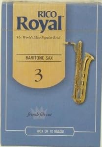 Rico Royal Baritone Saxophone #3 Reeds