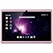 Dragon Touch Y88X Plus 7'' Quad Core Google Android 4.4 KitKat Tablet PC, IPS Display, HD Screen 1024 x 600, 8 GB, Bluetooth, Dual Camera, Netflix, Skype, 3D Game Supported - Rose Pink