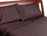 Wamsutta 360-Thread-Count Classic Supima Twill Twin Fitted Sheet, Coffee Bean